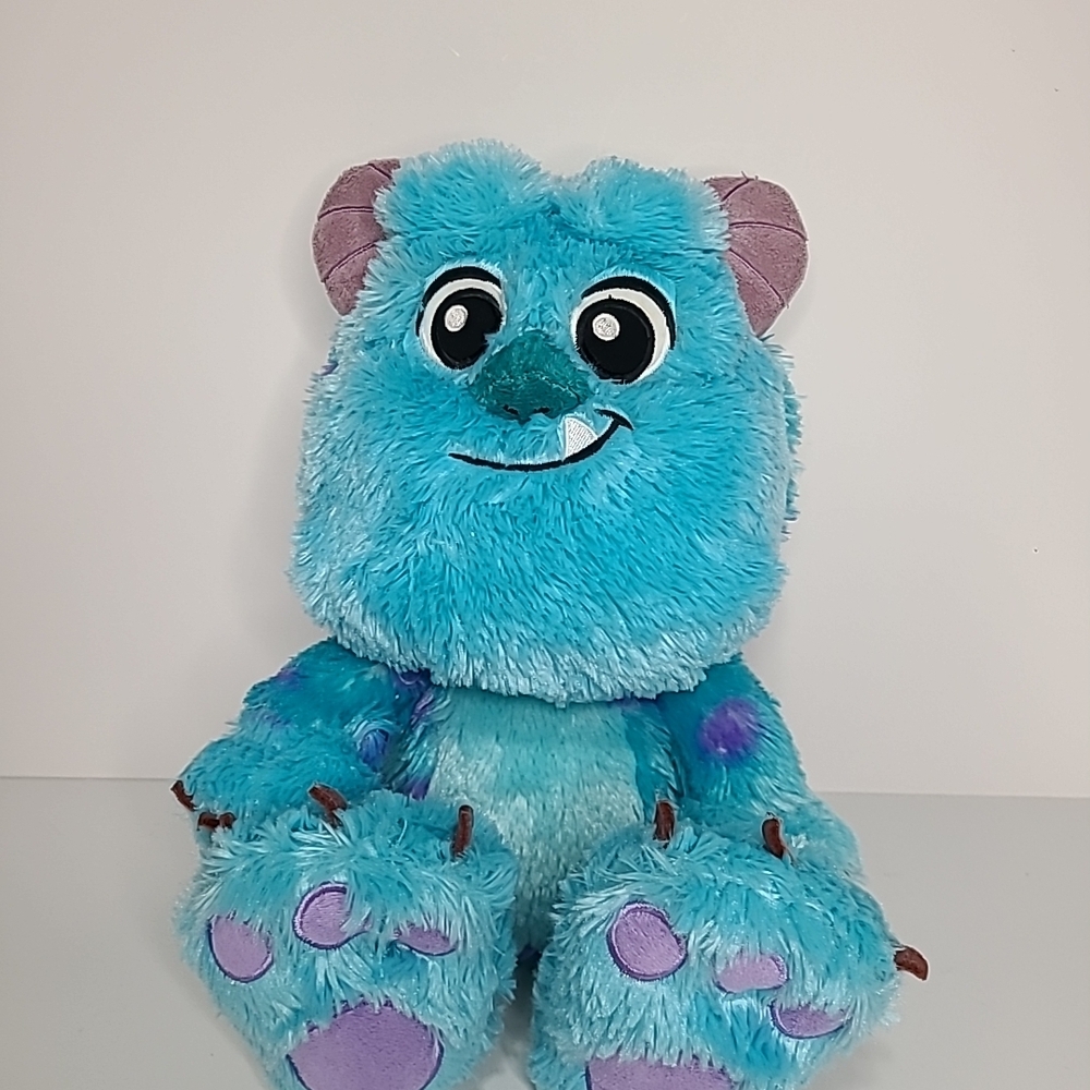 Disney Blue and Purple Stuffed Monster Inc Sully Sulley - Picture 1 of 5